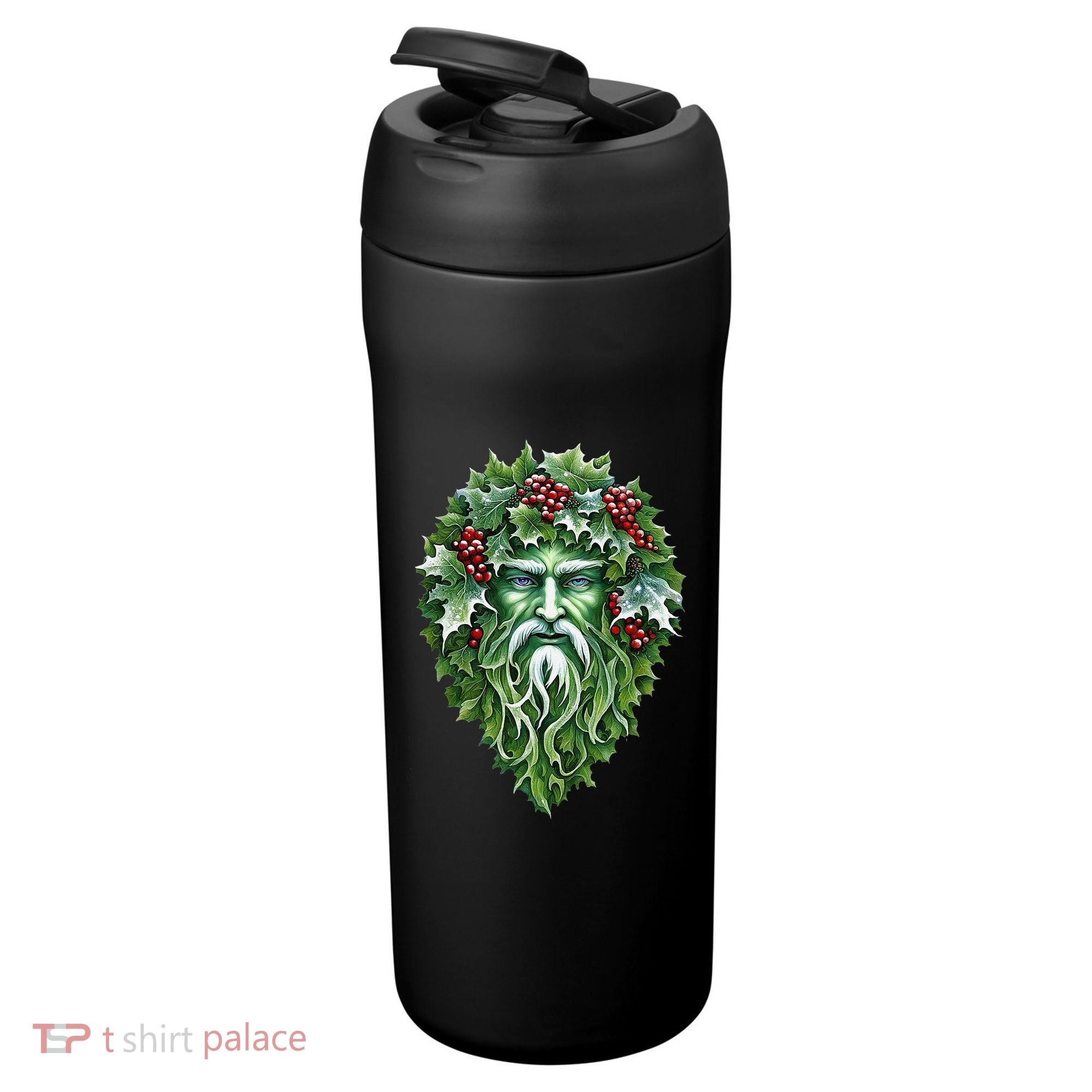 Yule Holly King Green 24oz Duet Stainless Steel Tumbler