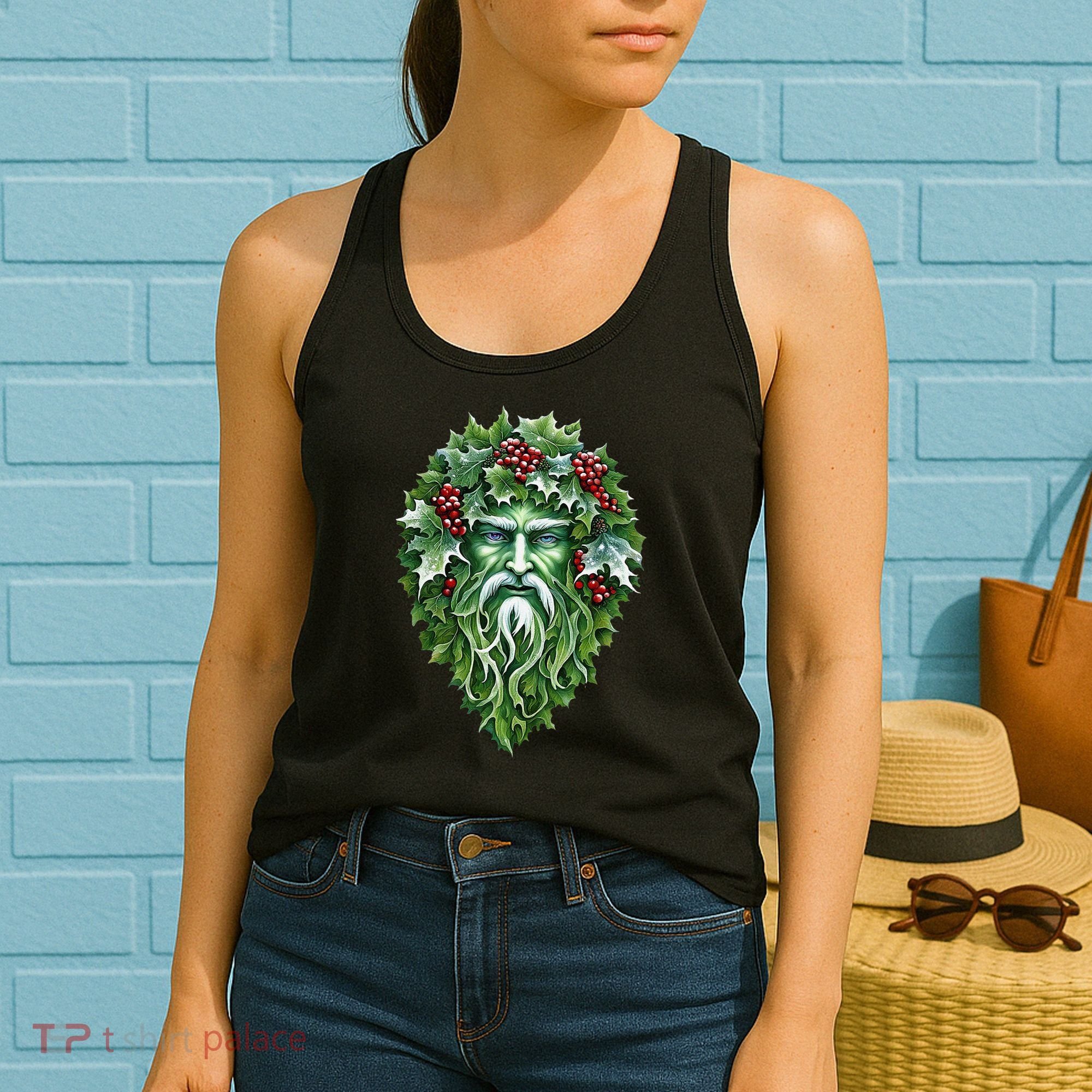 Yule Holly King Green Women's Tank Top
