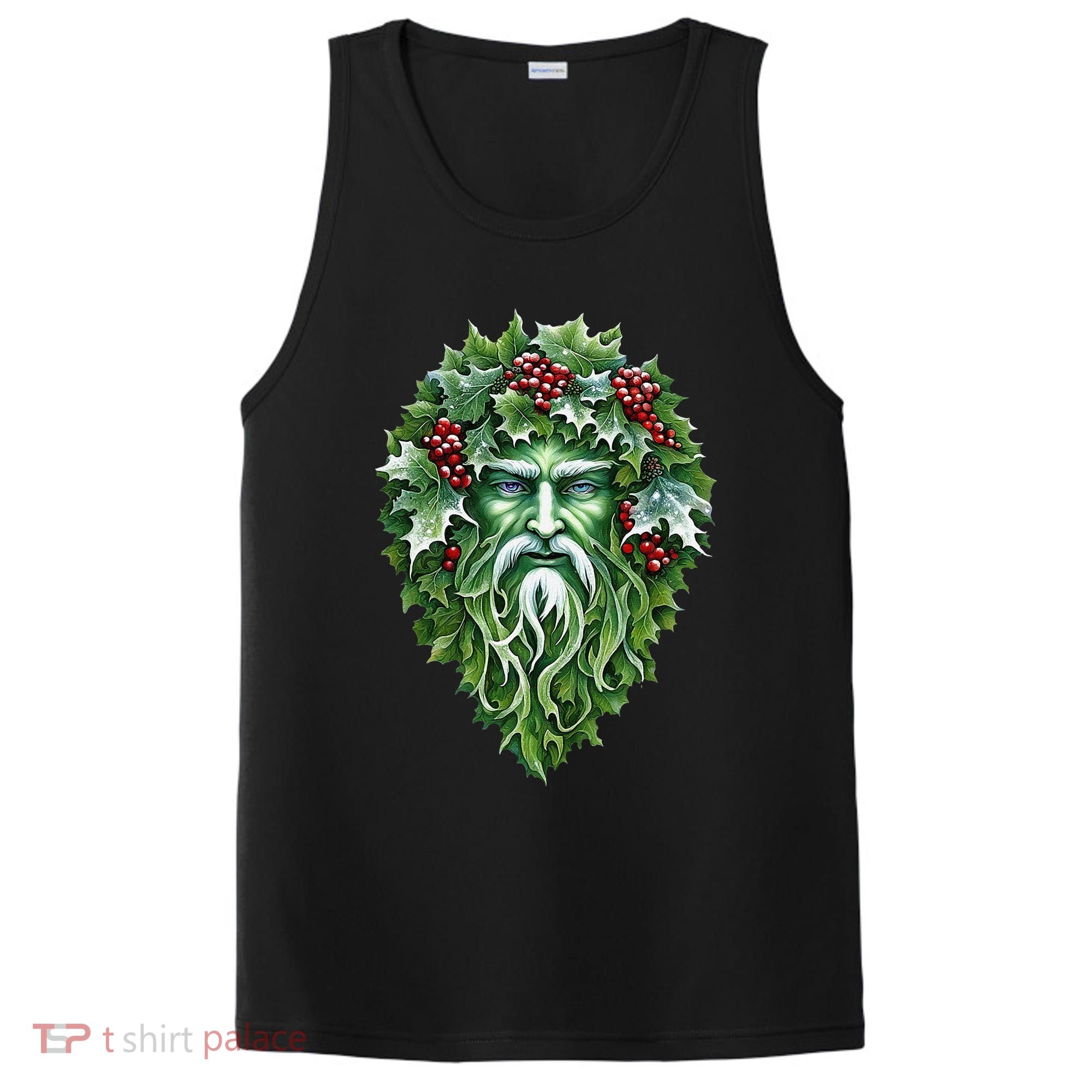 Yule Holly King Green PosiCharge Competitor Tank