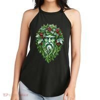 Yule Holly King Green Women's Perfect Tri Rocker Tank thumb 2