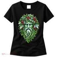 Yule Holly King Green Women's T-Shirt thumb 0