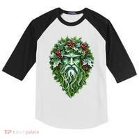 Yule Holly King Green Kids Colorblock Raglan Jersey thumb 0
