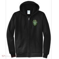 Yule Holly King Green Full Zip Hoodie thumb 0