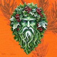 Yule Holly King Green Kati Licensed 12" Camo Cuffed Beanie thumb 2
