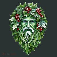 Yule Holly King Green Infant Baby Jersey Bodysuit thumb 2