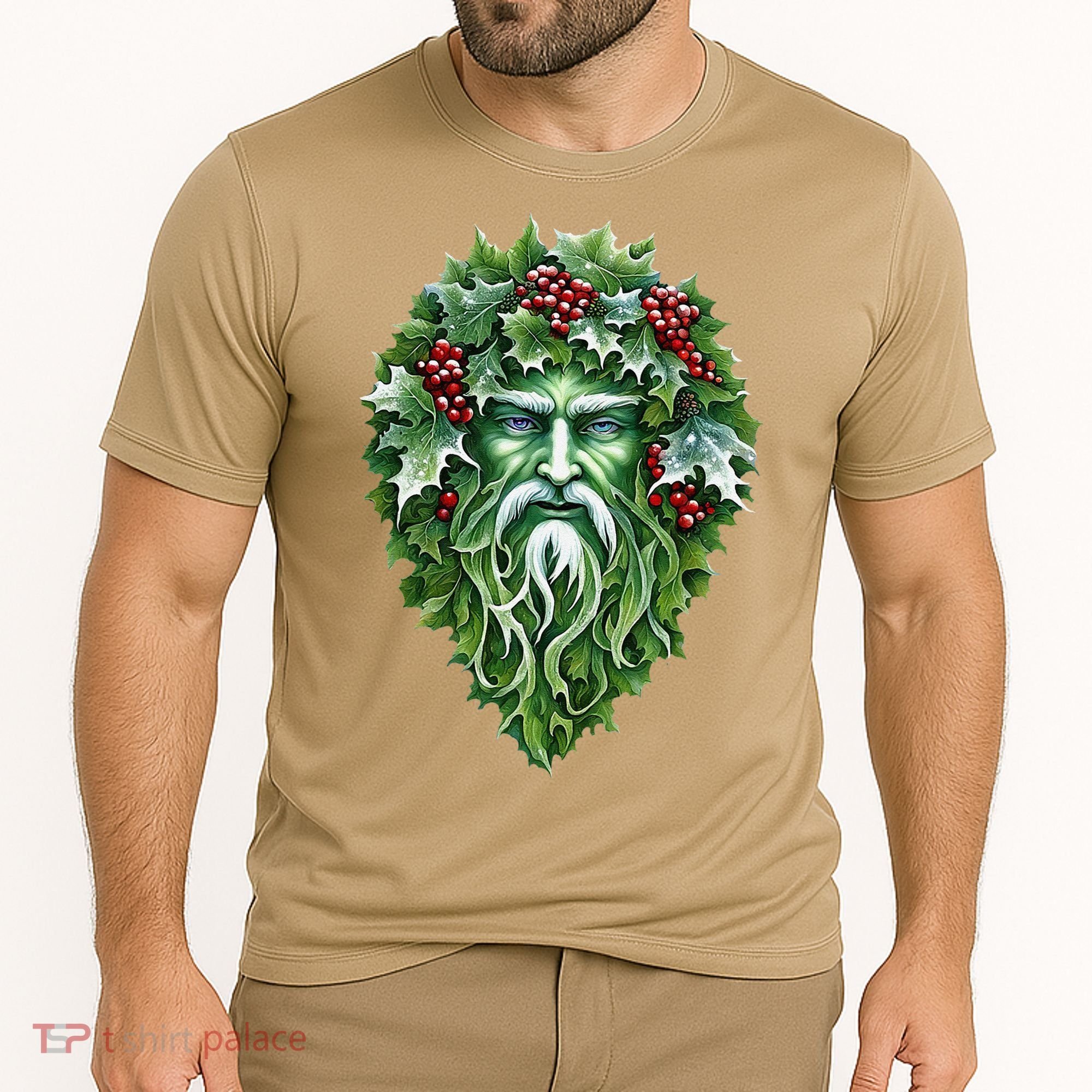 Yule Holly King Green Cooling Performance Crew T-Shirt