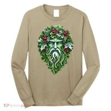 Yule Holly King Green Long Sleeve Shirt
