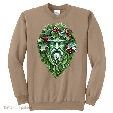 Yule Holly King Green Sweatshirt