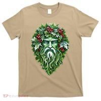 Yule Holly King Green T-Shirt thumb 0