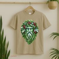 Yule Holly King Green T-Shirt thumb 2
