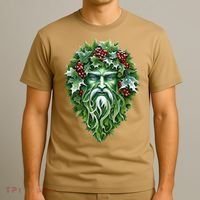 Yule Holly King Green T-Shirt thumb 3