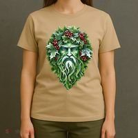 Yule Holly King Green T-Shirt thumb 4