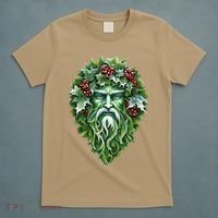Yule Holly King Green T-Shirt thumb 5