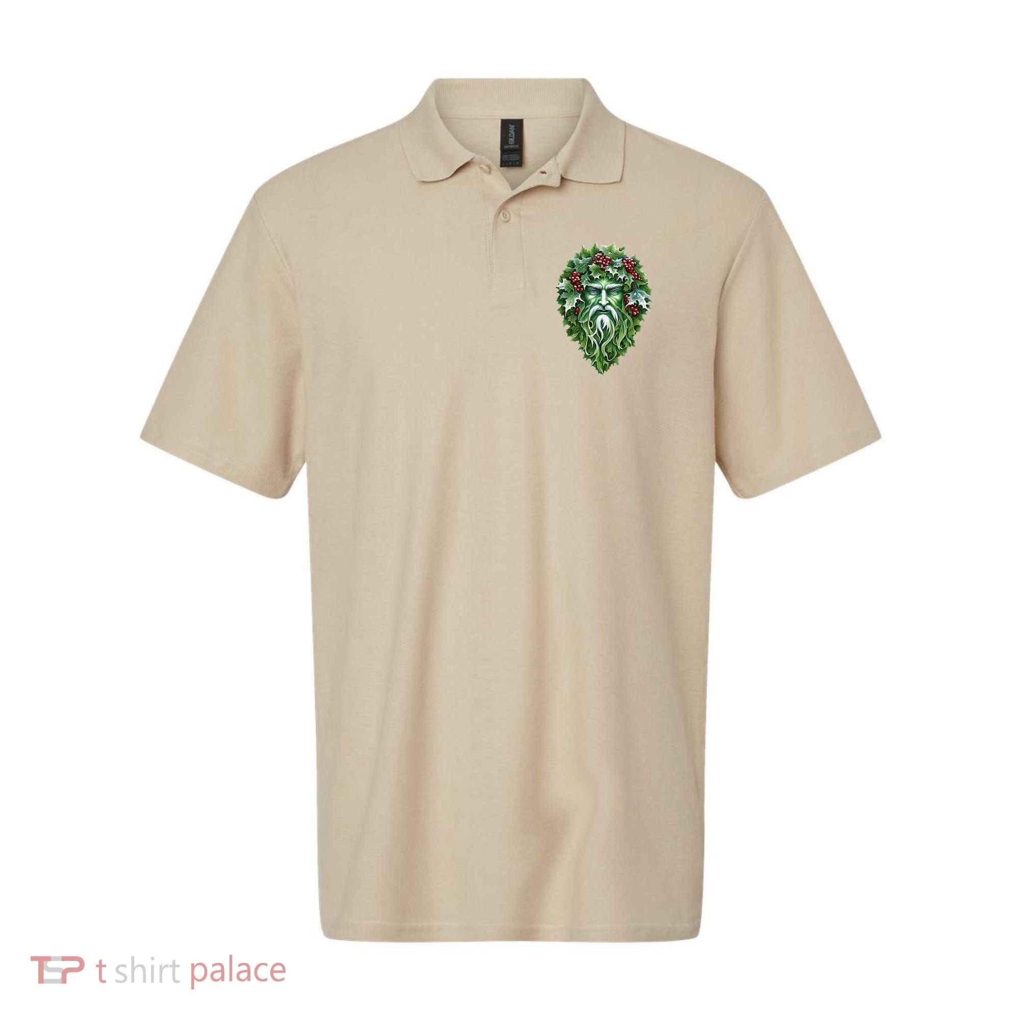 Yule Holly King Green Polo