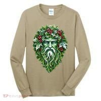 Yule Holly King Green Tall Long Sleeve Shirt thumb 0