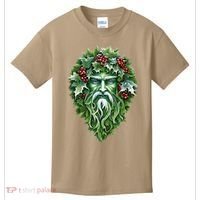 Yule Holly King Green Kids T-Shirt thumb 0