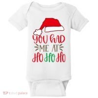 You Had Me At Ho Ho Ho Baby Bodysuit thumb 0