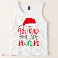 You Had Me At Ho Ho Ho Tank Top thumb 2