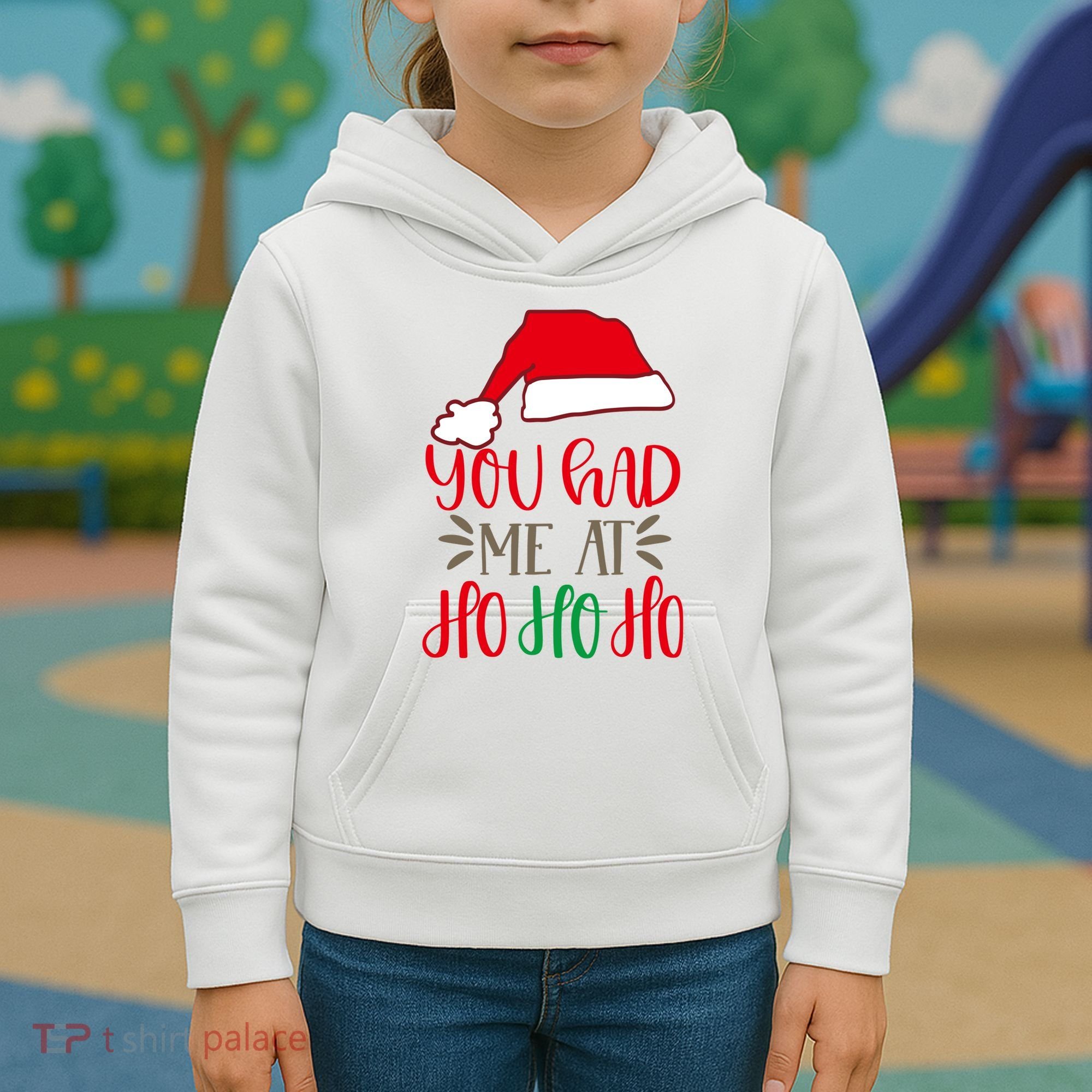 You Had Me At Ho Ho Ho Kids Hoodie