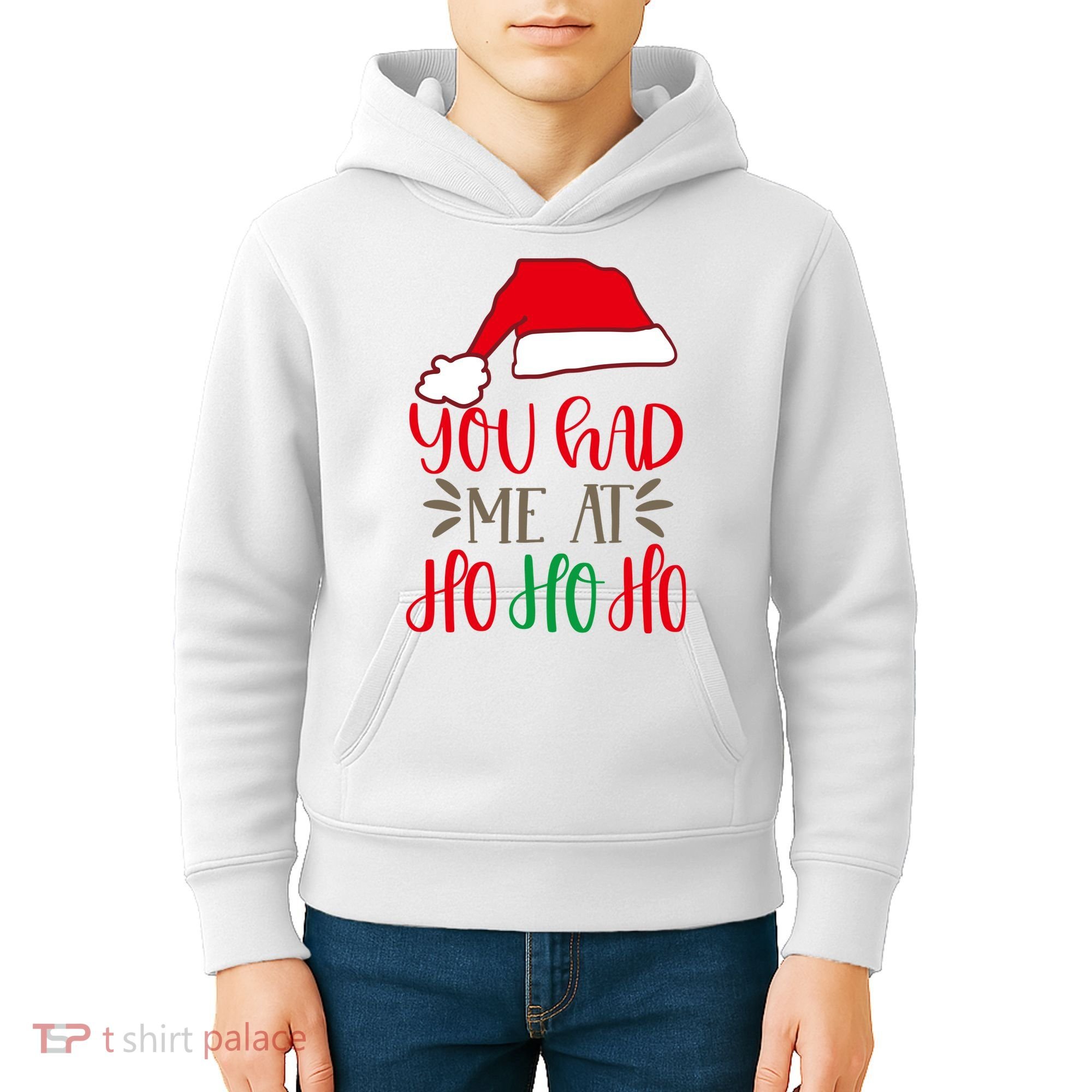 You Had Me At Ho Ho Ho Kids Hoodie