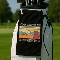 You Had Me At Langos Novelty Funny Hungarian Food Golf Towel thumb 2