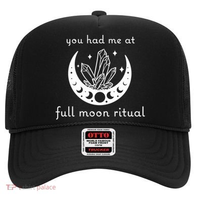 You Had Me At Full Moon Ritual Moon Phase Witch Tarot Gift Hat