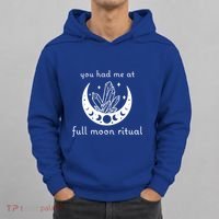 You Had Me At Full Moon Ritual Moon Phase Witch Tarot Gift Hoodie thumb 0