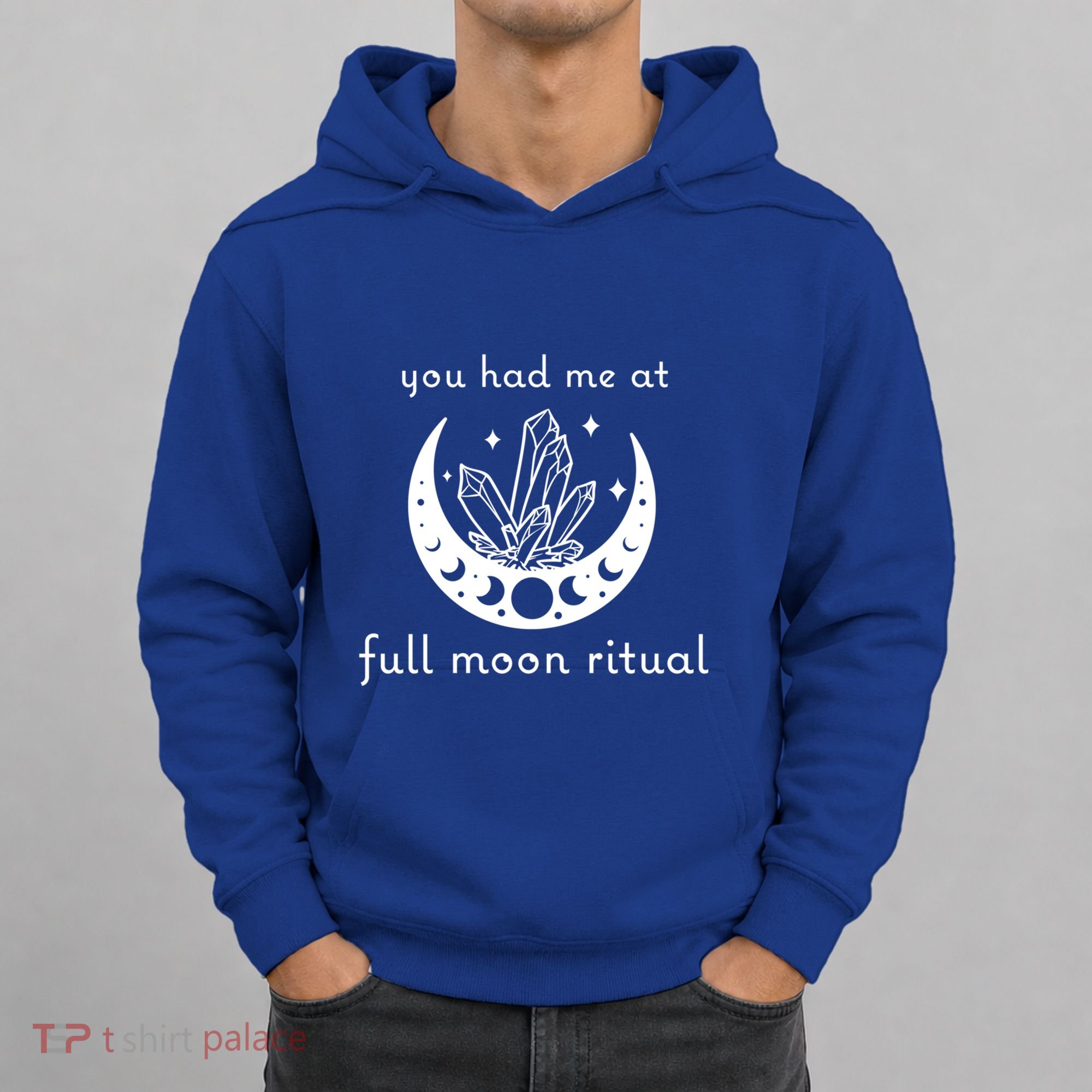 You Had Me At Full Moon Ritual Moon Phase Witch Tarot Gift Hoodie