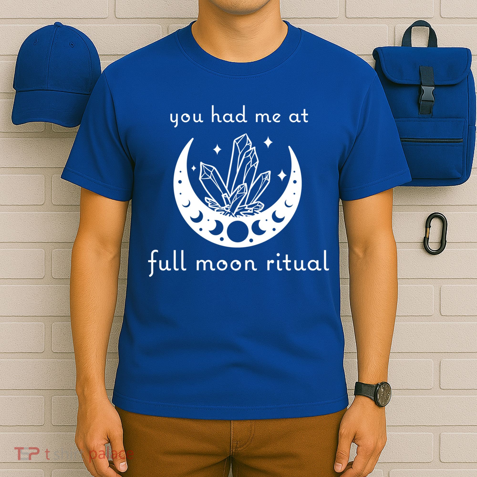 You Had Me At Full Moon Ritual Moon Phase Witch Tarot Gift T-Shirt
