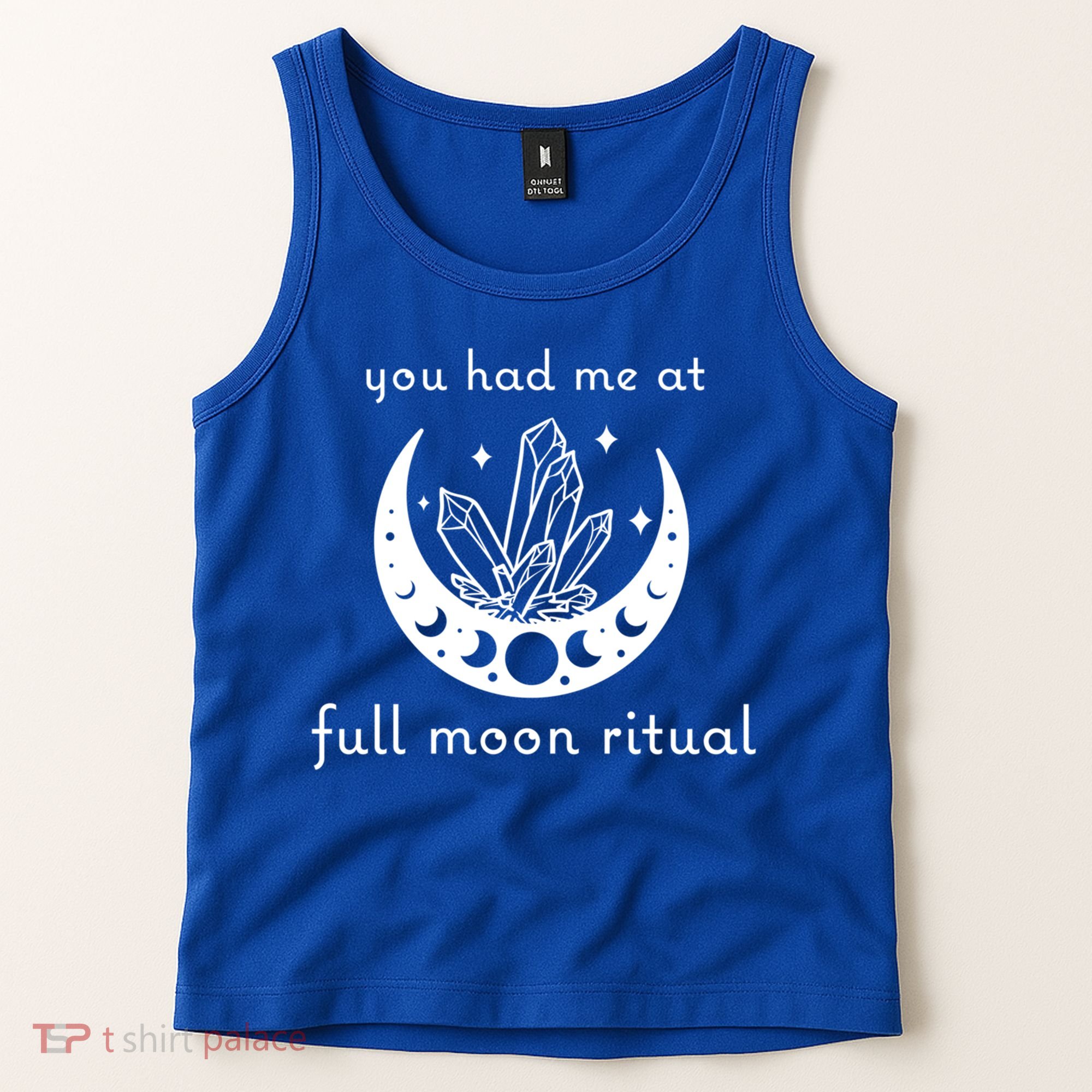 You Had Me At Full Moon Ritual Moon Phase Witch Tarot Gift Tank Top
