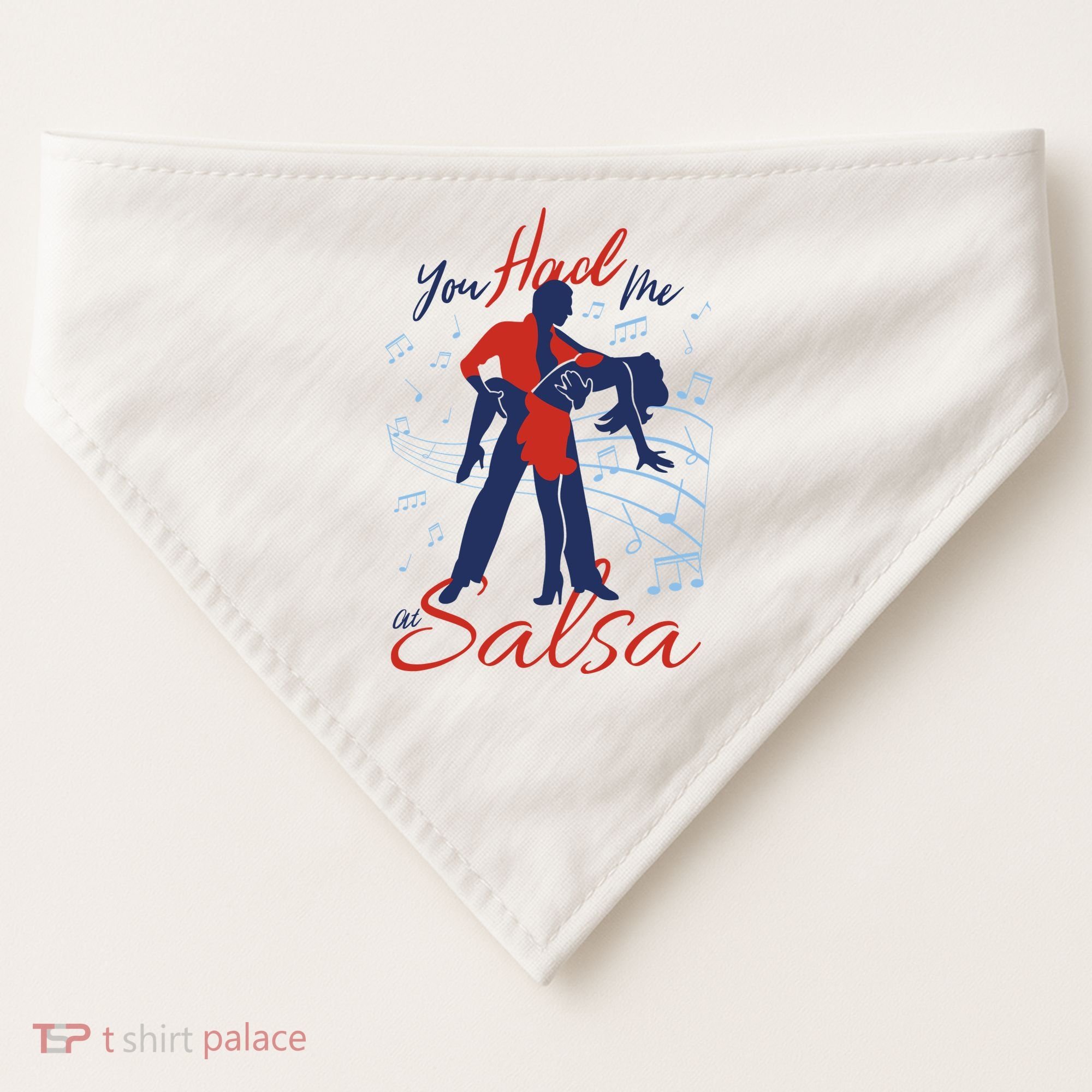 You Had Me At Salsa USA-Made Doggie Bandana