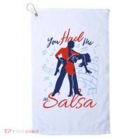 You Had Me At Salsa Golf Towel thumb 0