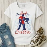 You Had Me At Salsa Women's T-Shirt thumb 3