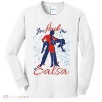 You Had Me At Salsa Kids Long Sleeve Shirt thumb 0