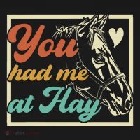 You Had Me At Hay Horse Pony Equestrian Horseback Riding Women's Hoodie thumb 2