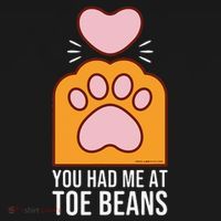 You Had Me At Toe Beans Orange Tabby Ginger Cat Paw Sweatshirt thumb 3