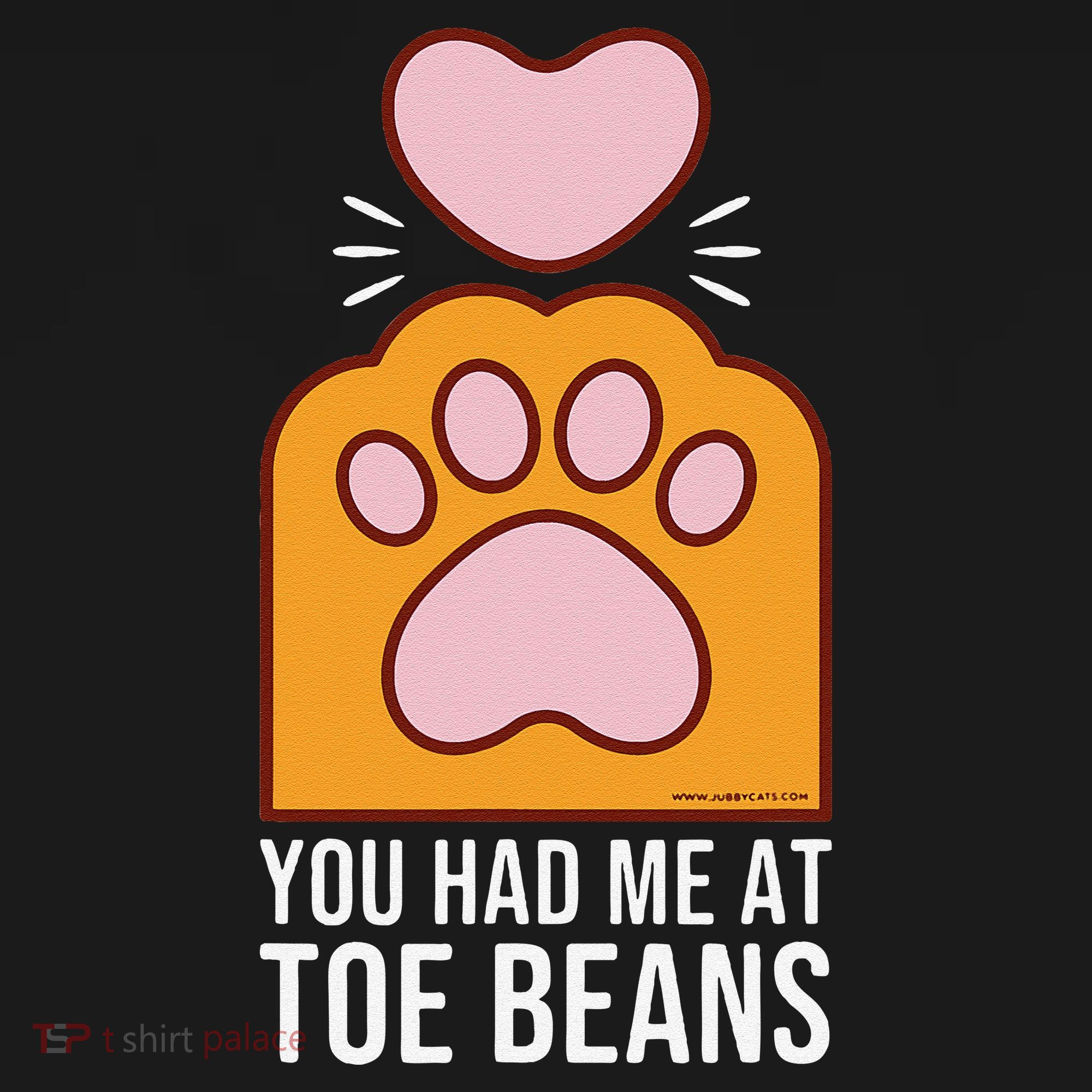 You Had Me At Toe Beans Orange Tabby Ginger Cat Paw Women's Hoodie