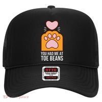 You Had Me At Toe Beans Orange Tabby Ginger Cat Paw Hat thumb 0
