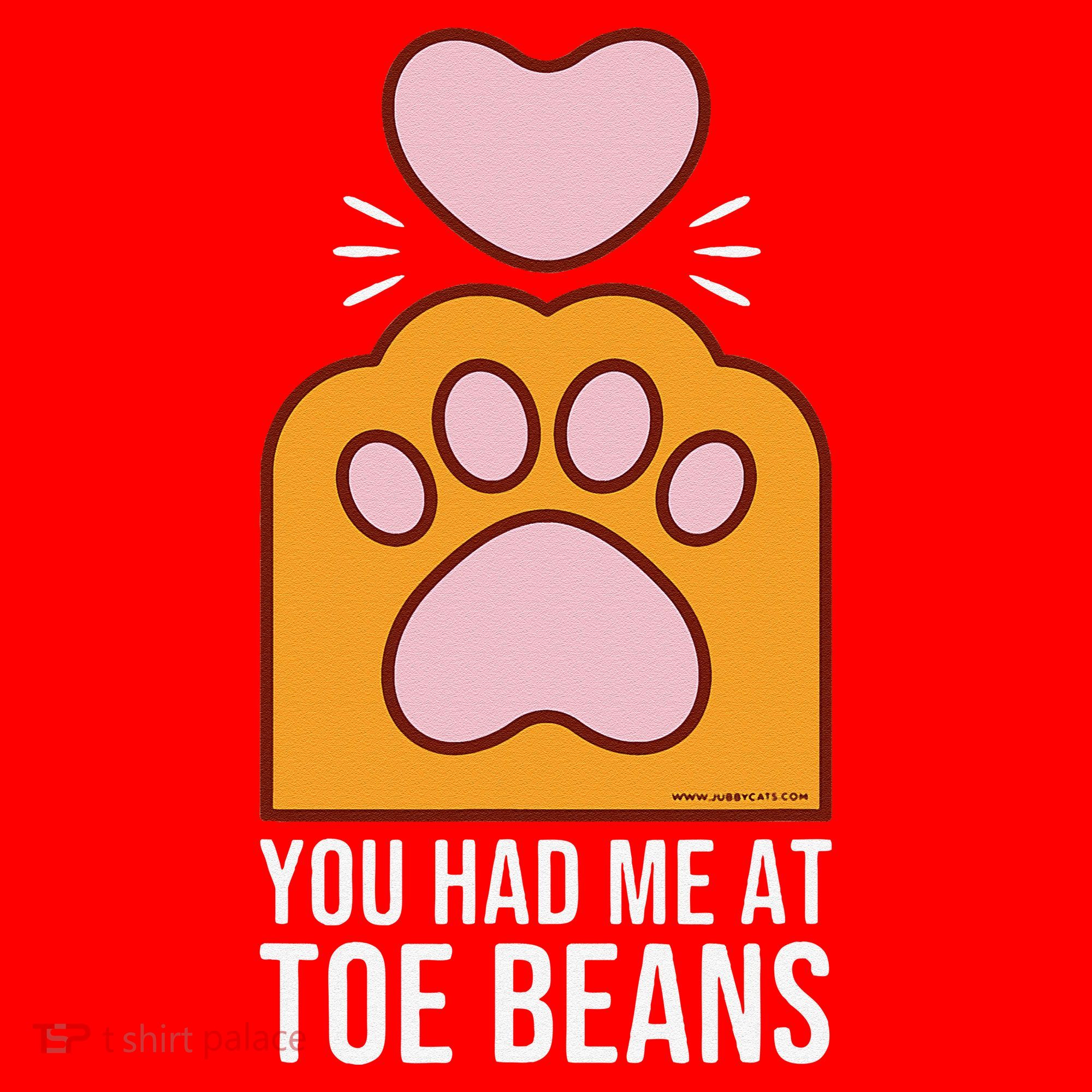 You Had Me At Toe Beans Orange Tabby Ginger Cat Paw Santa Hat