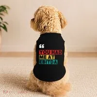 You Had Me At Ebitda Doggie Tank thumb 2