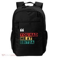 You Had Me At Ebitda Backpack thumb 0
