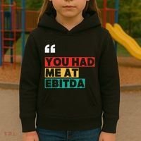 You Had Me At Ebitda Kids Hoodie thumb 3