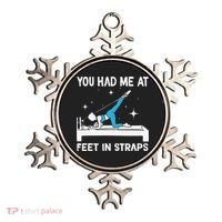 You Had Me At Feet In Straps Funny Pilates Ornament thumb 0