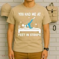 You Had Me At Feet In Straps Funny Pilates T-Shirt thumb 6