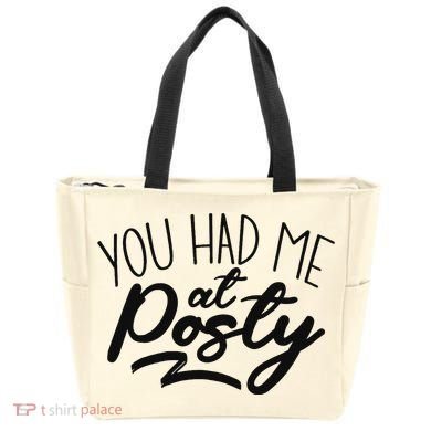 You Had Me At Posty Tote Bag