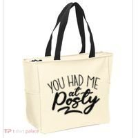 You Had Me At Posty Tote Bag thumb 2