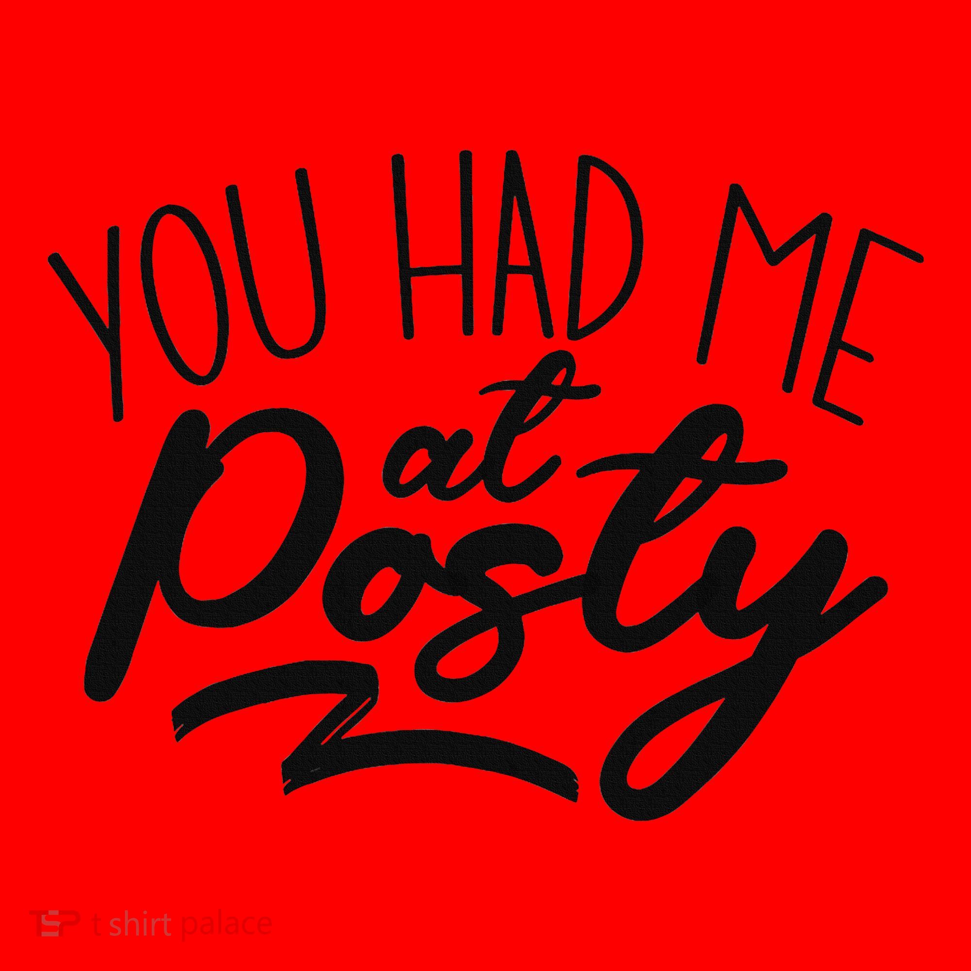 You Had Me At Posty Santa Hat
