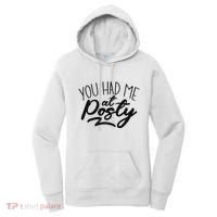 You Had Me At Posty Women's Hoodie thumb 0