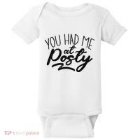 You Had Me At Posty Baby Bodysuit thumb 0