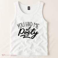 You Had Me At Posty Tank Top thumb 2